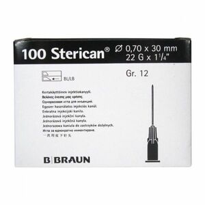 Injekční jehla 0.7 x 30 mm 22 G černá 100 ks Sterican obraz