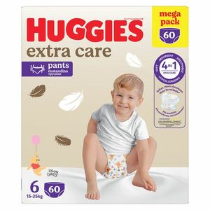 HUGGIES Dětské plenky Extra Care Pants 6 BOX 15-25 kg 60 kusů obraz