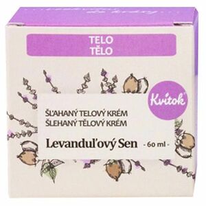 KVITOK šlehaný tělový krém Levandulový sen 60 ml obraz