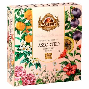 BASILUR Vintage blossoms assorted 40 gastro sáčků obraz