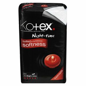 KOTEX Dámské hygienické vložky Maxi Night 10 kusů obraz