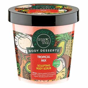 ORGANIC SHOP Body Desserts Tělový peeling proti celulitidě Tropický mix 450 ml obraz