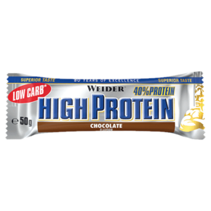 WEIDER Low Carb High proteinová tyčinka čokoládová 50 g obraz