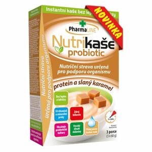 PHARMALINE Nutrikaše probiotic protein a slaný karamel 3 x 60 g obraz