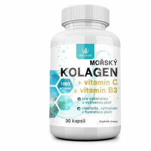 ALLNATURE Mořský kolagen + vitamin C + vitamin B3 30 kapslí obraz