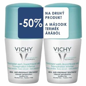 VICHY Roll-on proti nadměrnému pocení 48 hodin 2 x 50 ml DUOPACK obraz