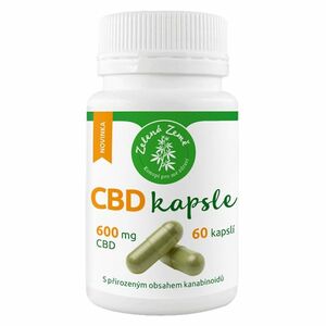 ZELENÁ ZEMĚ CBD kapsle 600 mg CBD 60 kapslí obraz