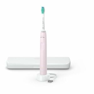 PHILIPS Sonicare 3100 HX3673/11 sonický elektrický zubní kartáček a cestovní pouzdro růžový obraz