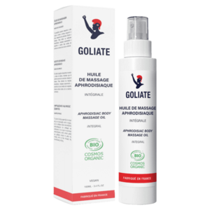 GOLIATE Afrodiziakální masážní olej BIO 100 ml obraz