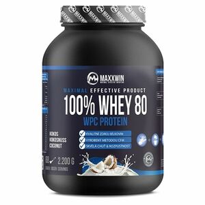 MAXXWIN 100% Whey protein 80 kokos 2200 g obraz