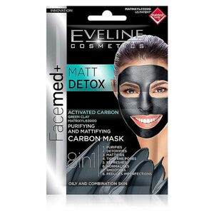 EVELINE Facemed Matt Detox maska 8v1 2x5 ml obraz