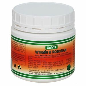 UNIVET Roboran B vitamín pro savce, ptáky a morčata 500 g obraz