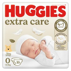 HUGGIES Dětské plenky Extra Care 0 velikost 3, 5 kg 25 kusů obraz