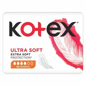 KOTEX Ultra Soft Dámské hygienické vložky Normal 10 kusů obraz