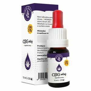 ZELENÁ ZEMĚ CBG 5% konopný olej 10 ml obraz