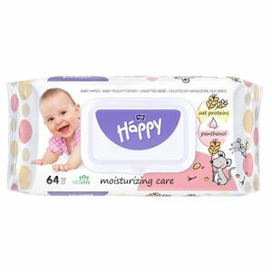 BELLA HAPPY Baby čistící ubrousky s ovesnými proteiny 64 kusů obraz