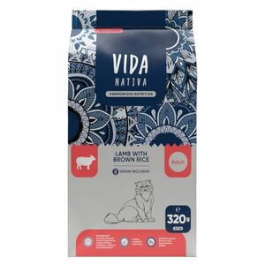 KRAFTIA Vida Nativa Adult Lamb&Rice granule pro kočky, Hmotnost balení: 320 g obraz