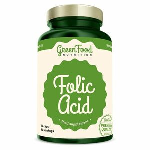 GREENFOOD NUTRITION Folic acid 90 kapslí obraz