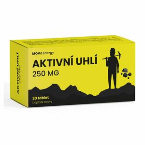 MOVIT ENERGY Aktivní uhlí 250 mg 20 tablet obraz