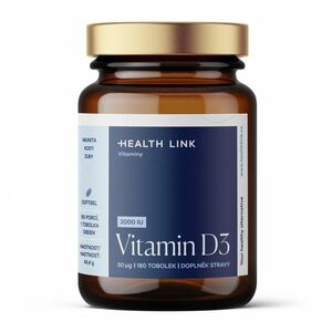 HEALTH LINK Vitamin D3 2000 IU 180 tablet obraz