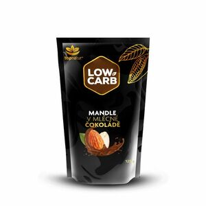 TOPNATUR Low carb mandle v mléčné čokoládě 125 g obraz