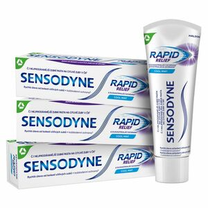 SENSODYNE Rapid Zubní pasta 3 x 75 ml obraz