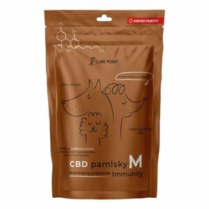 CURE POINT CBD Immunity M Pamlsky pro psy 100 g obraz