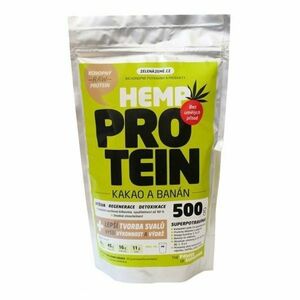 ZELENÁ ZEMĚ Konopný protein kakao s banánem 500 g obraz