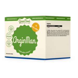 GREENFOOD NUTRITION ArginMan Arginin 120 kapslí a TribuMaca 90 kapslí + PILLBOX obraz