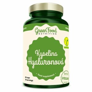 GREENFOOD NUTRITION Kyselina Hyaluronová 60 kapslí obraz