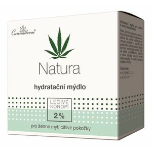 Cannaderm Natura Hydratační mýdlo pH 5.5 100 g obraz