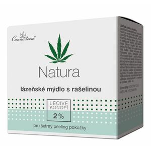 Cannaderm Natura Lázeňské mýdlo s rašelinou 80 g obraz