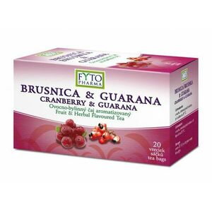 Fytopharma Ovocno-bylinný čaj brusinka & guarana 20x2 g obraz