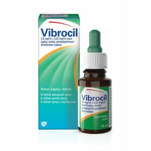 Vibrocil nosní kapky 15 ml obraz