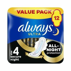 Always Ultra Extra Night Protection vložky 12 ks obraz