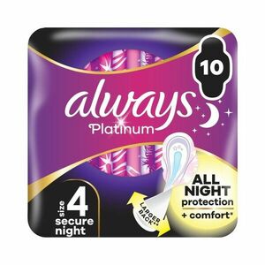 Always Ultra Secure Platinum Night vložky 10 ks obraz