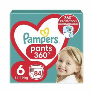 Pampers Pants vel. 6 Mega Pack 14-19 kg plenkové kalhotky 84 ks obraz