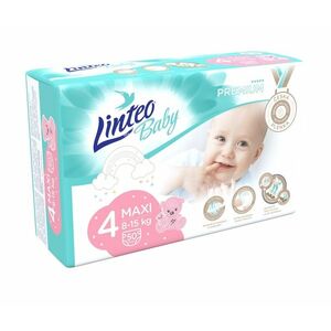 Linteo Baby PREMIUM 4 Maxi 8-15 kg dětské plenky 50 ks obraz