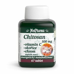 Medpharma Chitosan 500 mg + vitamin C + chrom 67 tablet obraz