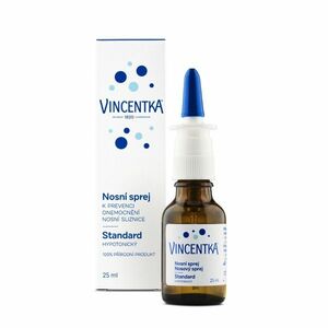 Vincentka Nosní sprej STANDARD hypotonický 25 ml obraz