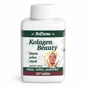 Medpharma Kolagen Beauty biotin selen zinek 107 tablet obraz