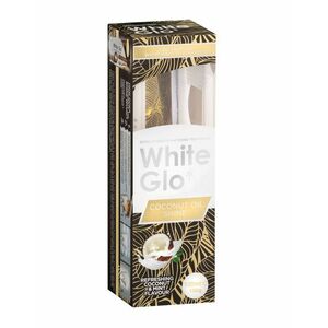 White Glo Bělicí zubní pasta s kokosovým olejem 120 ml + kartáček obraz