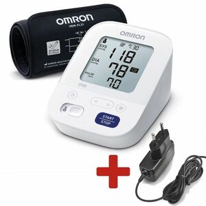 Omron M400 Comfort digitální tonometr + síťový zdroj obraz