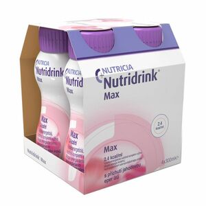 Nutridrink Max s příchutí jahodovou 4x300 ml obraz