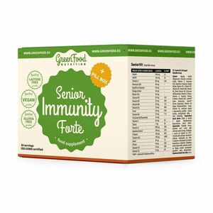 GreenFood Nutrition Senior Immunity Forte + Pillbox obraz