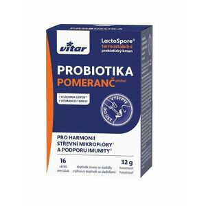 Vitar Probiotika + vláknina + vitamíny C a D 16 sáčků obraz