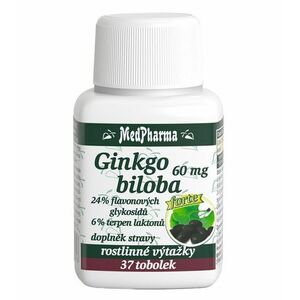 Medpharma Ginkgo biloba 60 mg Forte 37 tobolek obraz