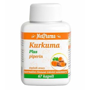 Medpharma Kurkuma Plus piperin 67 kapslí obraz