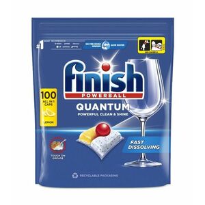 Finish Quantum All in 1 lemon sparkle 100 ks obraz