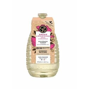 Yves Rocher Bain de Nature Sprchový gel argan & růže náplň 600 ml obraz